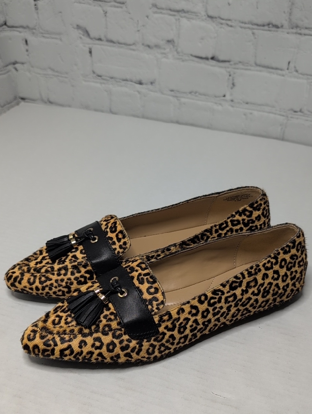 Talbots Francesca Leopard Driving Flats